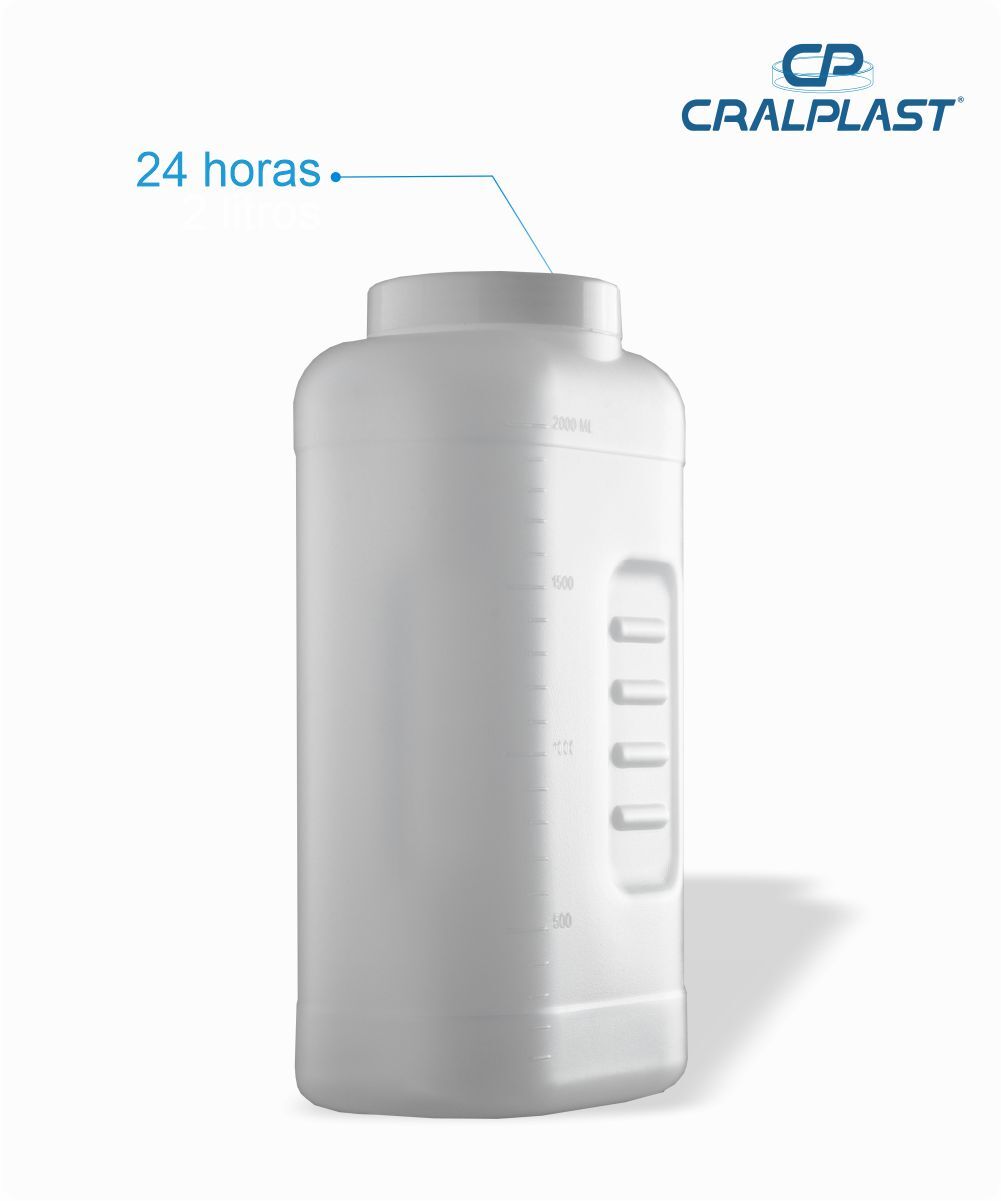 Coletor de urina 24 horas 2 litros